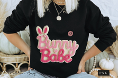 Faux Yarn Bunny Babe PNG | Easter Png Product Image 7