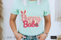 Faux Yarn Bunny Babe PNG | Easter Png Product Image 10
