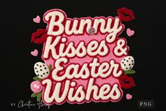 Latch Hook Bunny Kisses PNG | Easter Png Product Image 4