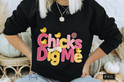 Faux Latch Hook Chicks Dig Me PNG | Easter Png Product Image 7