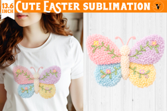 Latch hook yarn Easter Sublimation | Cute Easter animal Product Image 1
