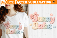 Latch hook yarn Easter Sublimation | Easter Quotes Product Image 1