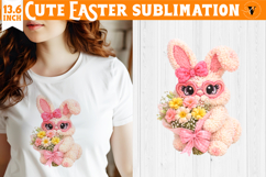 Latch hook yarn Easter Sublimation | Cute Easter animal Product Image 1