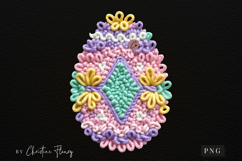 Faux Latch Hook Easter Egg PNG | Easter Png Product Image 4