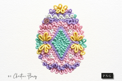 Faux Latch Hook Easter Egg PNG | Easter Png Product Image 5
