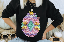 Faux Latch Hook Easter Egg PNG | Easter Png Product Image 7