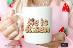 Latch Hook He Is Risen PNG | Easter Png Product Image 2