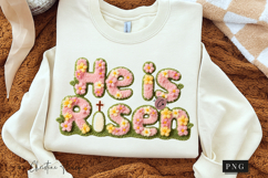 Latch Hook He Is Risen PNG | Easter Png Product Image 3