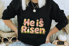 Latch Hook He Is Risen PNG | Easter Png Product Image 7