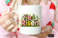 Latch Hook He Is Risen PNG | Easter Png Product Image 2