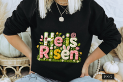 Latch Hook He Is Risen PNG | Easter Png Product Image 7