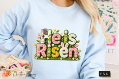 Latch Hook He Is Risen PNG | Easter Png Product Image 9