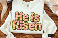 Latch Hook He Is Risen PNG | Easter Png Product Image 3