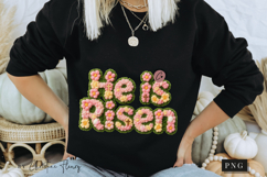 Latch Hook He Is Risen PNG | Easter Png Product Image 7