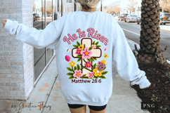 Latch Hook He Is Risen PNG | Easter Png Product Image 6