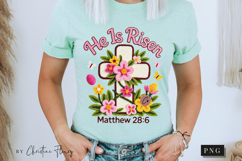 Latch Hook He Is Risen PNG | Easter Png Product Image 10