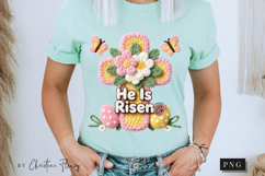Latch Hook He Is Risen PNG | Easter Png Product Image 10