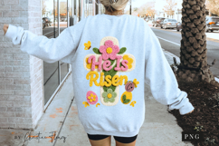 Latch Hook He Is Risen PNG | Easter Png Product Image 6