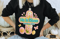 Latch Hook He Is Risen PNG | Easter Png Product Image 7
