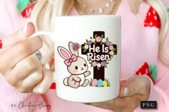 Latch Hook He Is Risen PNG | Easter Png Product Image 2