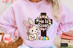 Latch Hook He Is Risen PNG | Easter Png Product Image 9