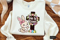 Latch Hook He Is Risen PNG | Easter Png Product Image 3