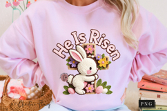 Latch Hook He Is Risen PNG | Easter Png Product Image 11