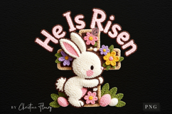 Latch Hook He Is Risen PNG | Easter Png Product Image 4