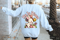 Latch Hook He Is Risen PNG | Easter Png Product Image 6