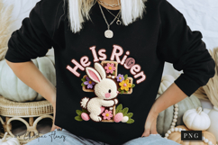 Latch Hook He Is Risen PNG | Easter Png Product Image 7