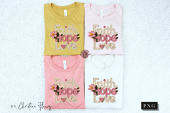 Faux Crochet Faith Hope Love PNG | Easter Png Product Image 8