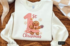 Pink Latch Hook First Christmas PNG Product Image 3