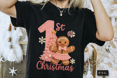 Pink Latch Hook First Christmas PNG Product Image 5