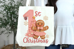 Pink Latch Hook First Christmas PNG Product Image 6