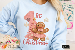 Pink Latch Hook First Christmas PNG Product Image 7