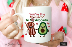 Bacon To My Avocado Funny Valentine PNG Faux Latch Hook Yarn Product Image 2