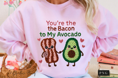 Bacon To My Avocado Funny Valentine PNG Faux Latch Hook Yarn Product Image 8