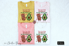 Bacon To My Avocado Funny Valentine PNG Faux Latch Hook Yarn Product Image 5