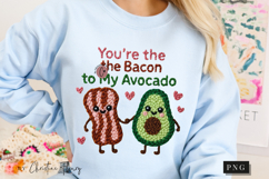 Bacon To My Avocado Funny Valentine PNG Faux Latch Hook Yarn Product Image 6