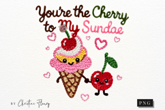 Funny Valentine PNG Faux Latch Hook Yarn - 4 Designs Product Image 4