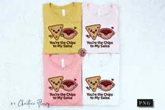 Chips To My Salsa Funny Valentine PNG Faux Latch Hook Yarn Product Image 5