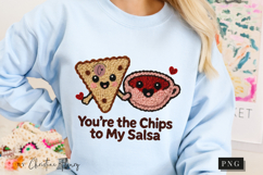 Chips To My Salsa Funny Valentine PNG Faux Latch Hook Yarn Product Image 6