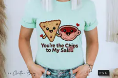 Chips To My Salsa Funny Valentine PNG Faux Latch Hook Yarn Product Image 7