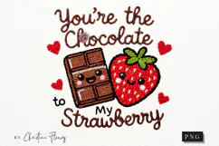 Funny Valentine PNG Faux Latch Hook Yarn - 4 Designs Product Image 3