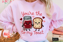Jam To My Toast Funny Valentine PNG Faux Latch Hook Yarn Product Image 9