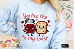 Jam To My Toast Funny Valentine PNG Faux Latch Hook Yarn Product Image 7