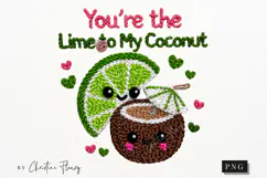 Funny Valentine PNG Faux Latch Hook Yarn - 4 Designs Product Image 3