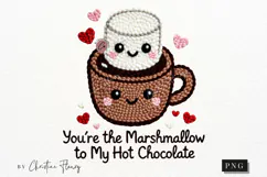 Funny Valentine PNG Faux Latch Hook Yarn - 4 Designs Product Image 5