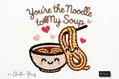 Funny Valentine PNG Faux Latch Hook Yarn - 4 Designs Product Image 5