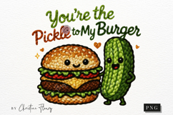 28 Funny Valentine PNG Bundle Faux Latch Hook Yarn Product Image 6